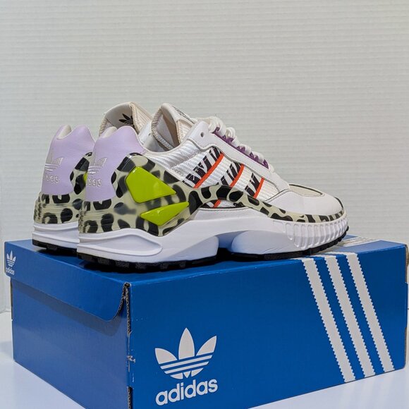 Adidas Women's ZX WAVIAN GW0517 South African City Life Leopard Print - Size 6.5 - Picture 3 of 10